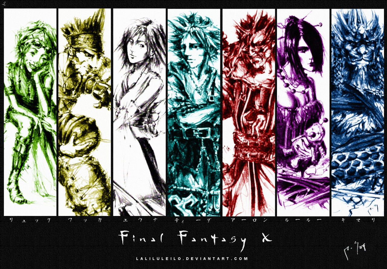 Final Fantasy X wallpaper by laliluleilo