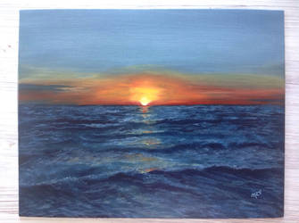 Katrina gulf sunset
