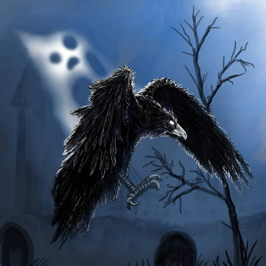 The grimreapers raven by SvartabergetArt on DeviantArt