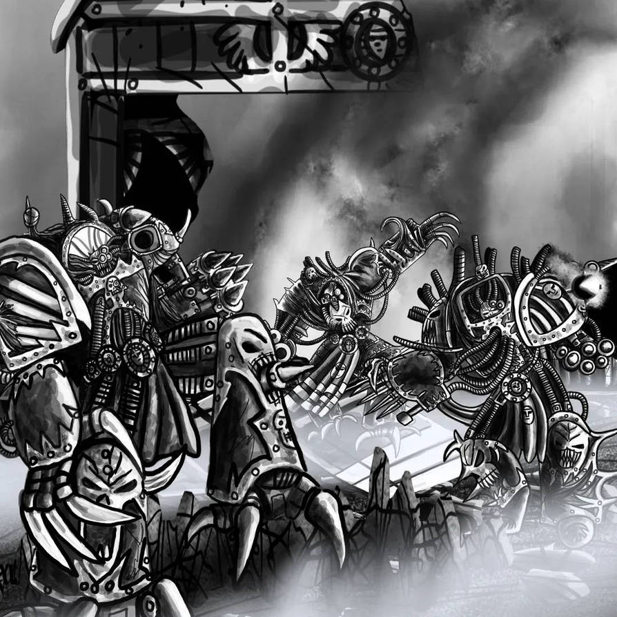 Fallout Obliterator Iron warriors Obliterators obliterating by SvartabergetArt on DeviantArt