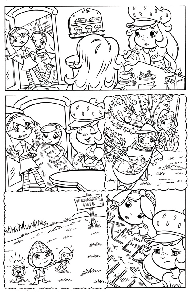 Strawberry Shortcake Huckleberry Hill Page Three