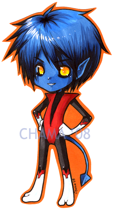 .Chibi Nightcrawler.