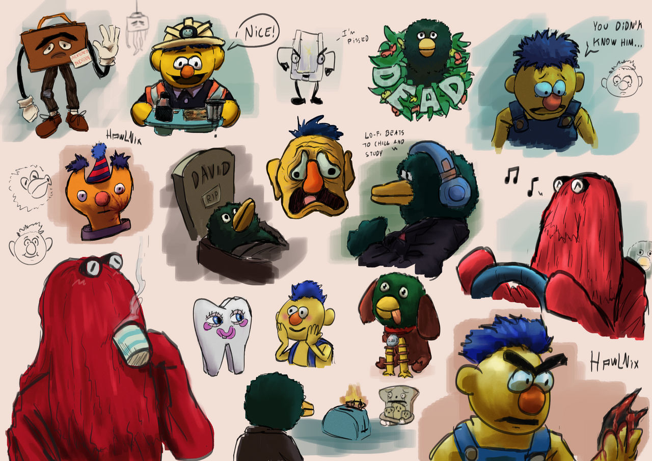 DHMIS Doodles by HawlNix on DeviantArt
