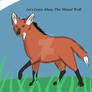 Let's learn about the Maned Wolf-cover page