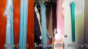 Miku wig Before and After