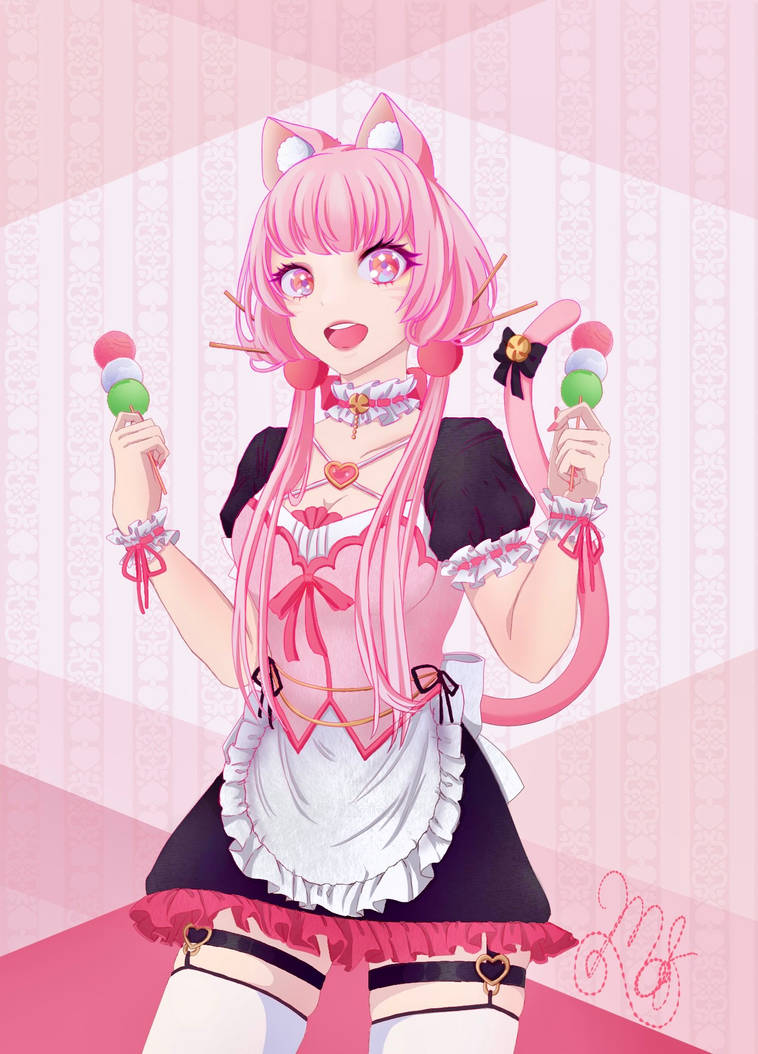 anime cat girl by MarkKornich1 on DeviantArt