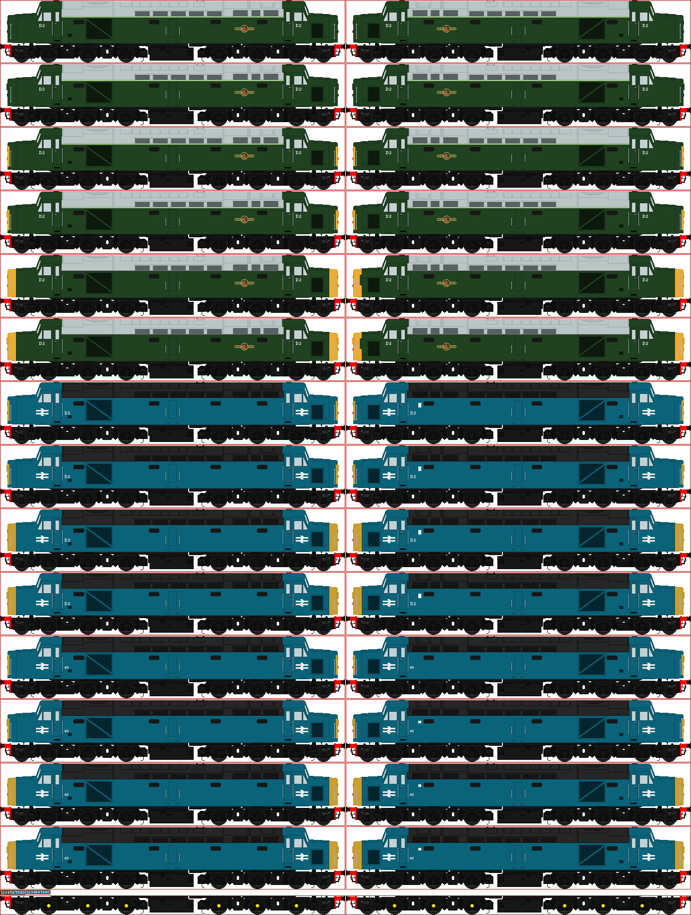 Class 40 base by Cyberreign64005 on DeviantArt