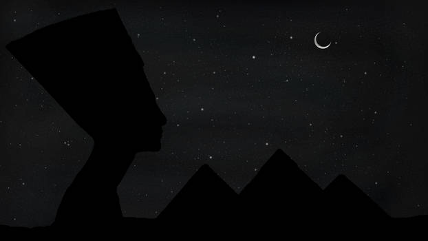 Egyptian nights, Pyramid, Nofretete, Nefertiti