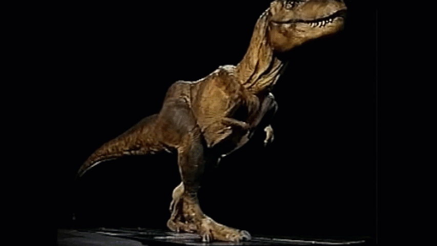 Rex Motion Original Jurassic Park T-Rex Go Motion Test by PatrikJorgensen on ...