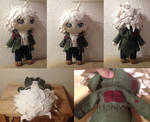 Super Danganronpa 2 Plush doll: Nagito Komaeda by clobscura