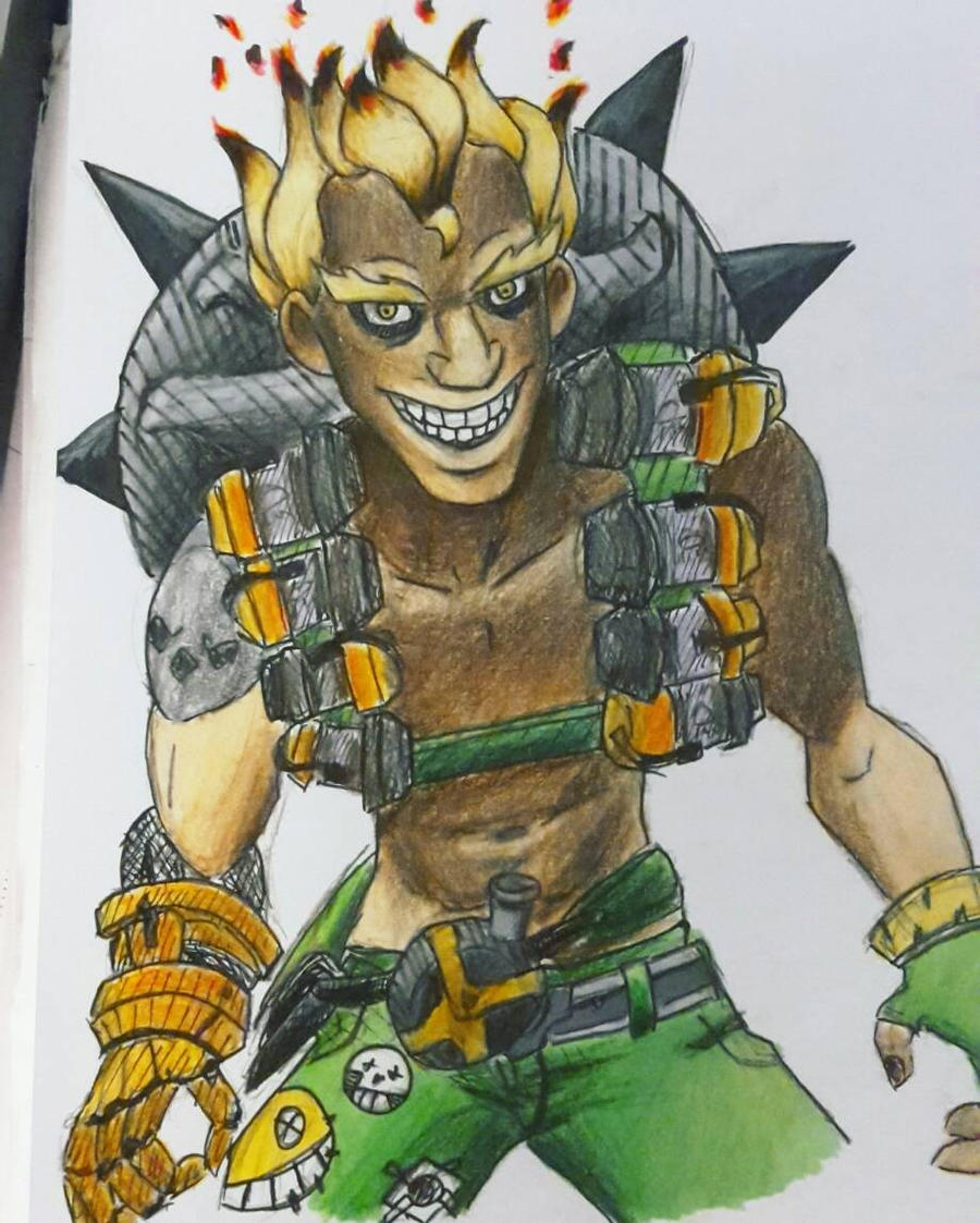Junkrat Chain Junkrat fanart by EniviidMae on DeviantArt
