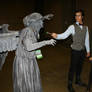 11th Doctor, Clara, and the Weeping Angels Cosplay