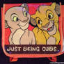 'Just Being Cubs' Simba and Nala Backpack