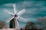 Windmill in IR by Lazlowoodbine2010