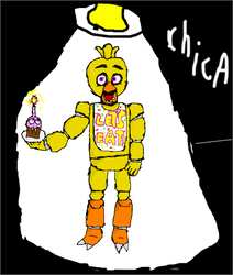 FNAF CHICA THE CHICKEN           LETS EAT!!!