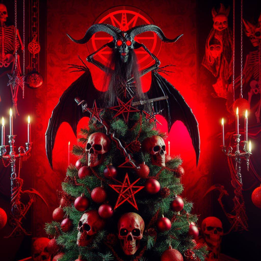 Satanic Tree Satanic Christmas Tree by s8nlovesyou666 on DeviantArt