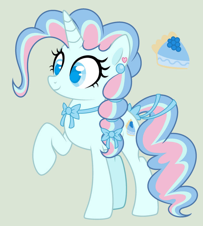 MLP Next Gen: Blue Raspberry Pie (Redesign) by FrostyLithi on DeviantArt