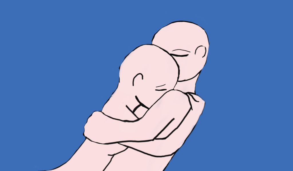 Anime hug base by 900269625 on DeviantArt