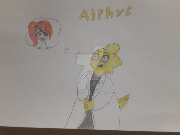 Alphys! by TlaughingBunz on DeviantArt