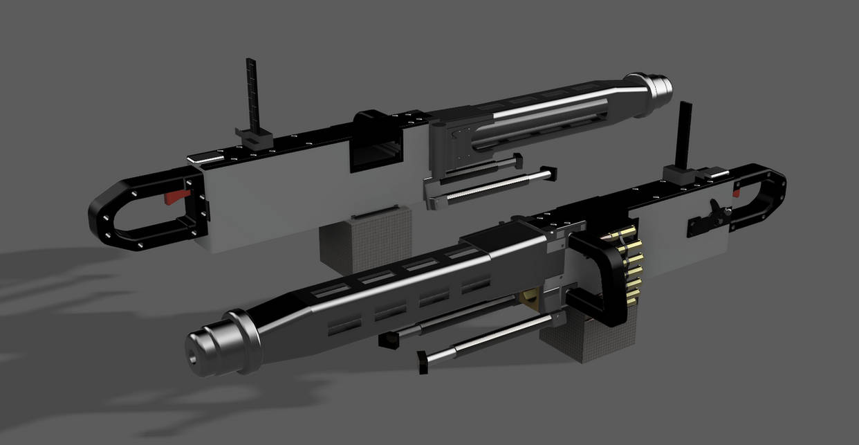 Machine Gun Deviantart Kit bashed gun Machine Guns by Ronathan97 on DeviantArt