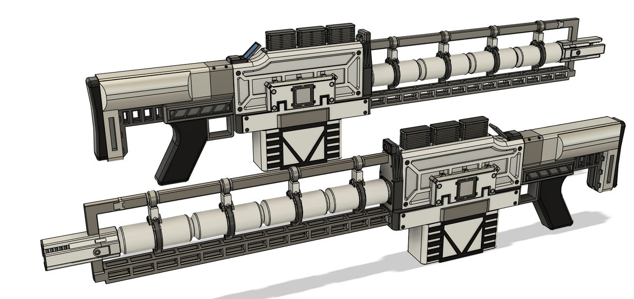 Electro Magnetic rifle (design version) by Ronathan97 on DeviantArt