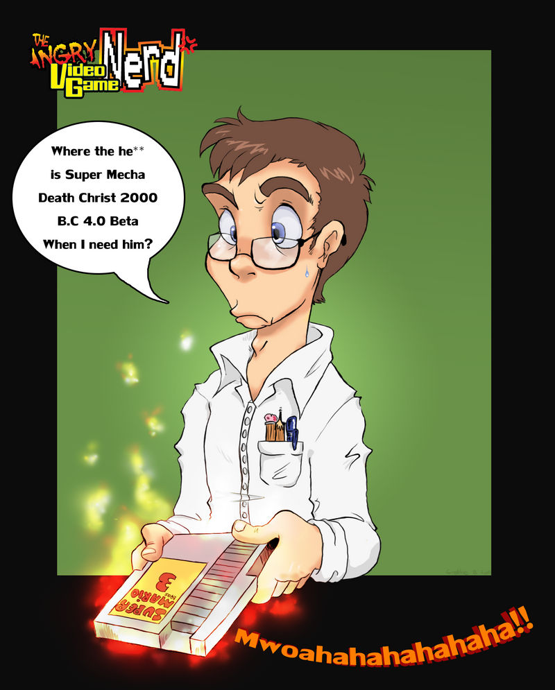 Fan Art-Angry video game nerd