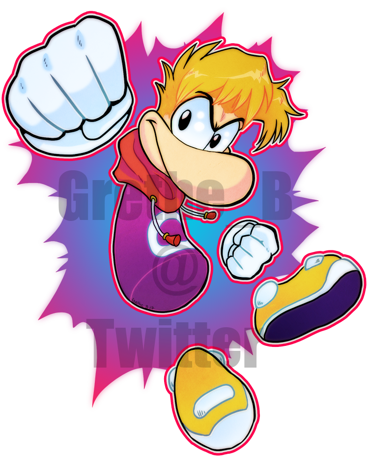 Rayman Legends Sticker Rayman sticker by Grethe--B on DeviantArt