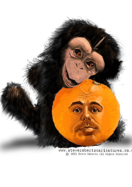 Karl Pilkington Caricature