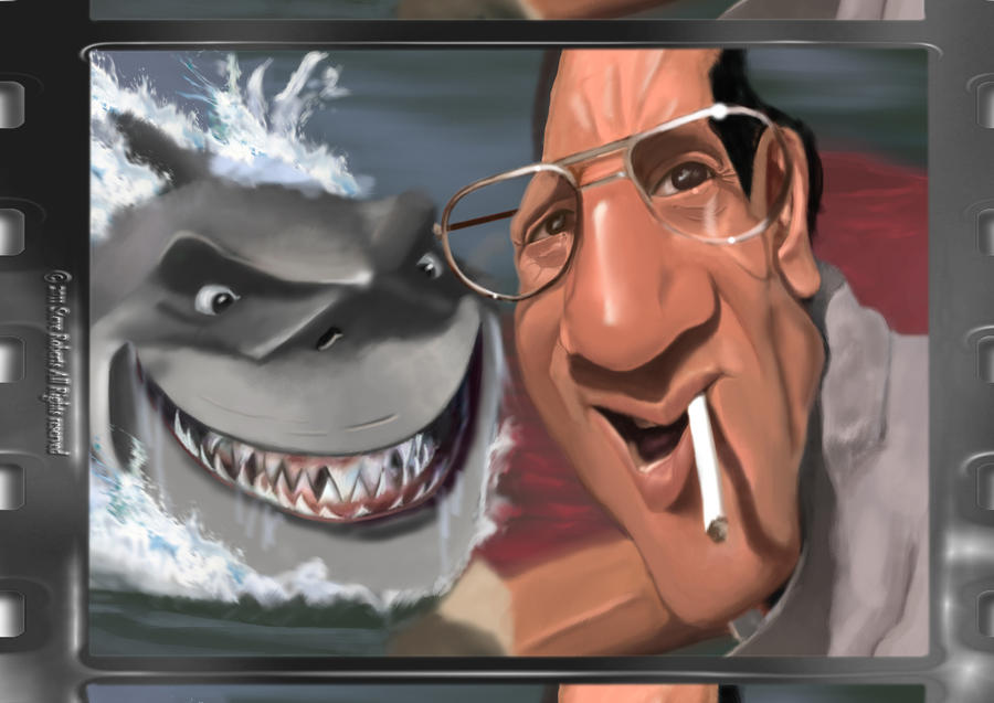 Caricature Movie Moment - JAWS