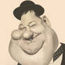 Oliver Hardy Caricature
