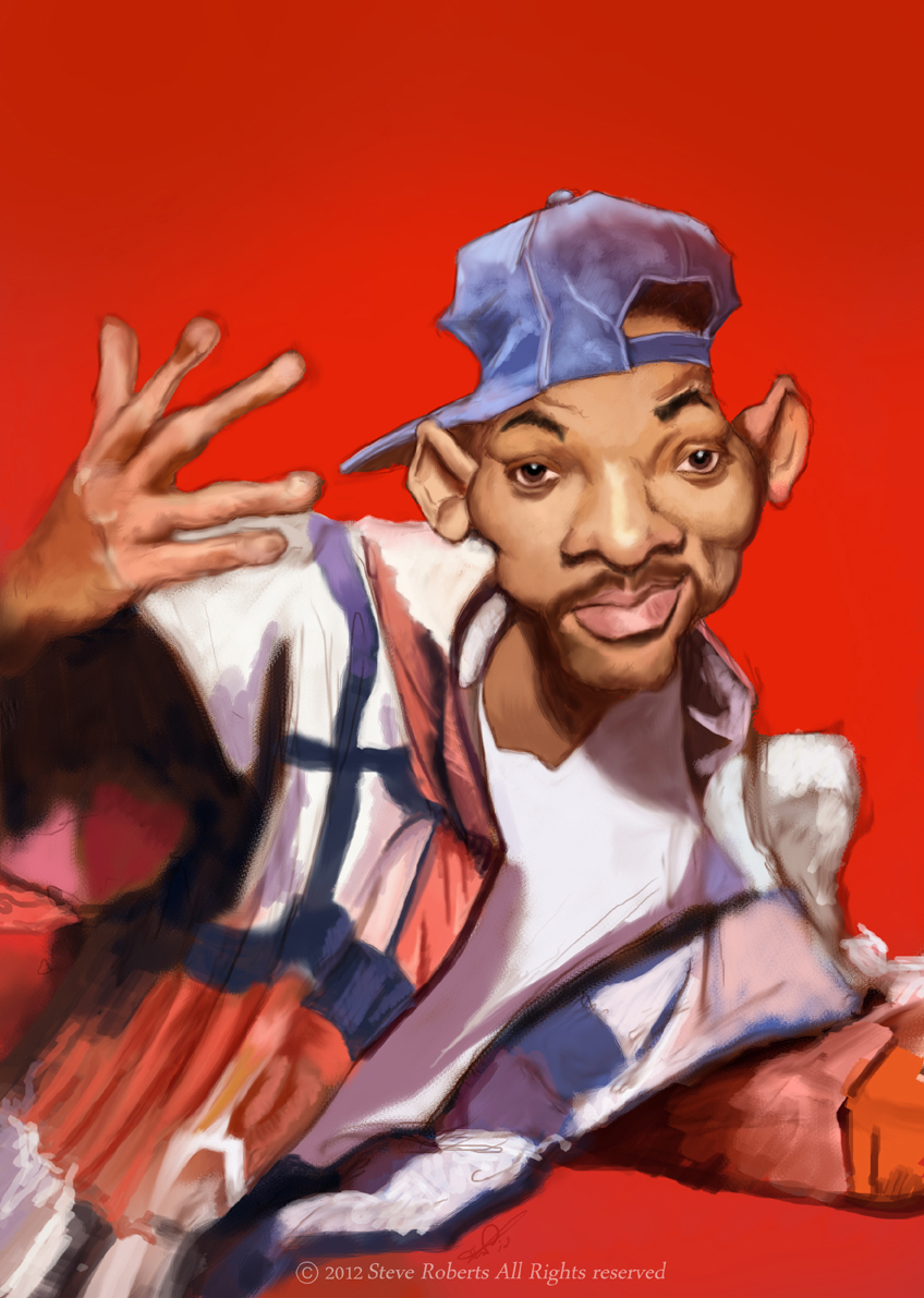 Will Smith caricature 2