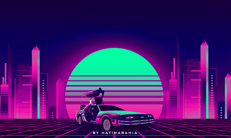 PREMIUM! Retrowave, Synthwave kit l 200 Shape by hatimbahia on DeviantArt