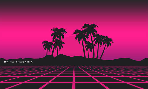 PREMIUM! Retrowave, Synthwave kit l 200 Shape