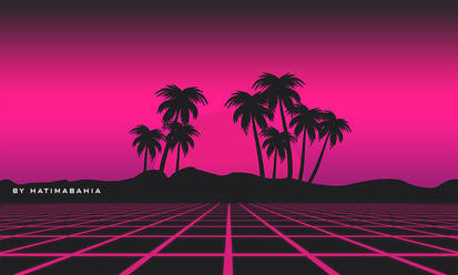 PREMIUM! Retrowave, Synthwave kit l 200 Shape