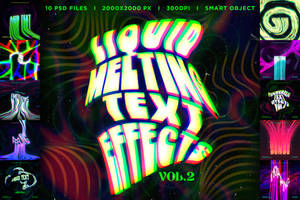 PREMIUM! Liquid Melting Text effects Vol.2