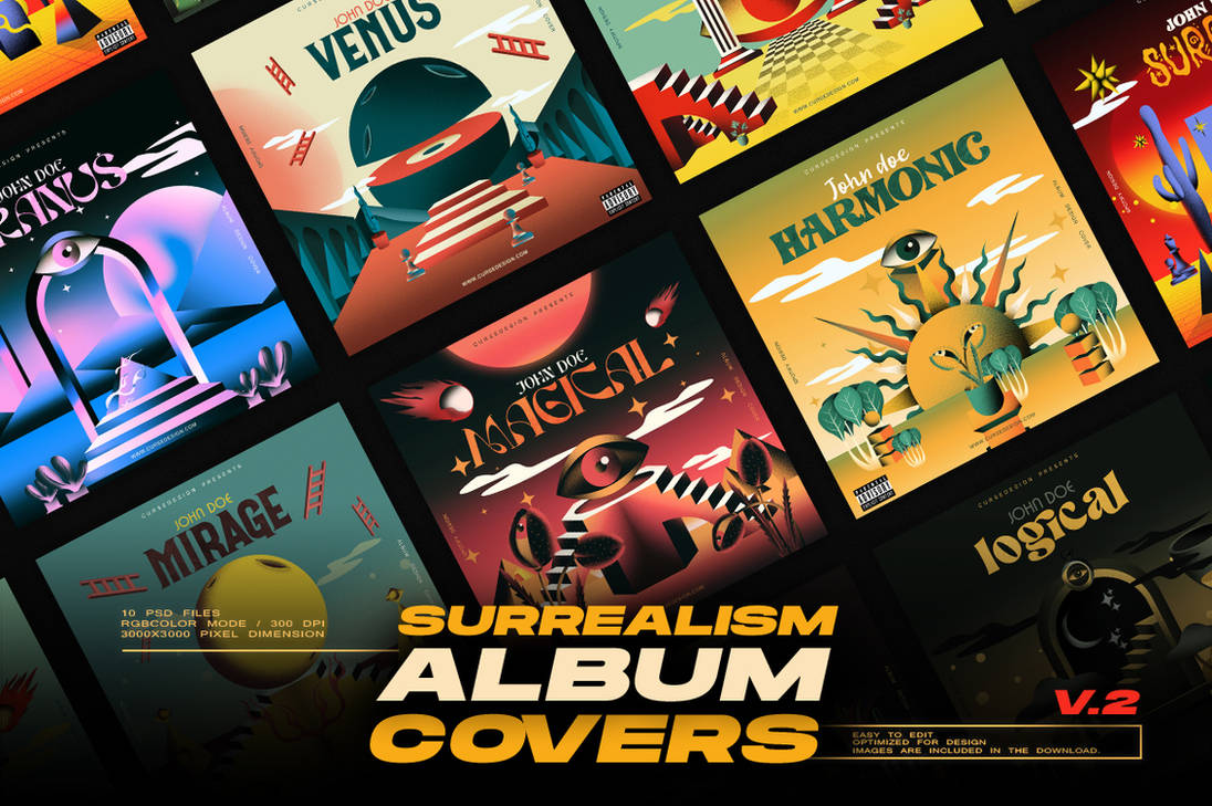 Premium! Surrealism Album Covers Pack Vol.2 by hatimbahia on DeviantArt