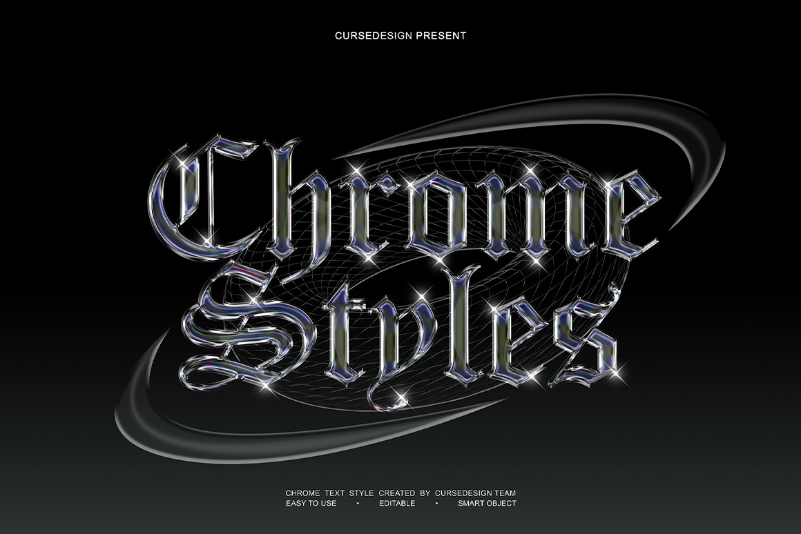 Chrome Styles Text Effects I 10 PSD by hatimbahia on DeviantArt