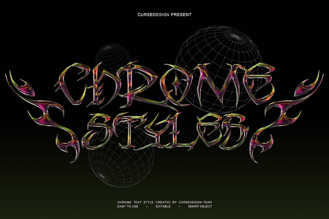 Chrome Styles Text Effects I 10 PSD by hatimbahia on DeviantArt