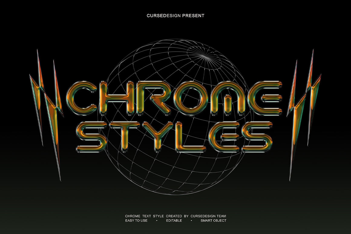 Chrome Styles Text Effects I 10 PSD by hatimbahia on DeviantArt