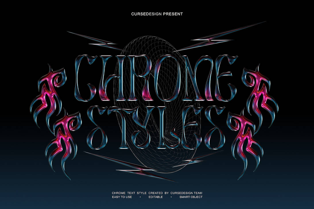 Chrome Styles Text Effects I 10 PSD by hatimbahia on DeviantArt