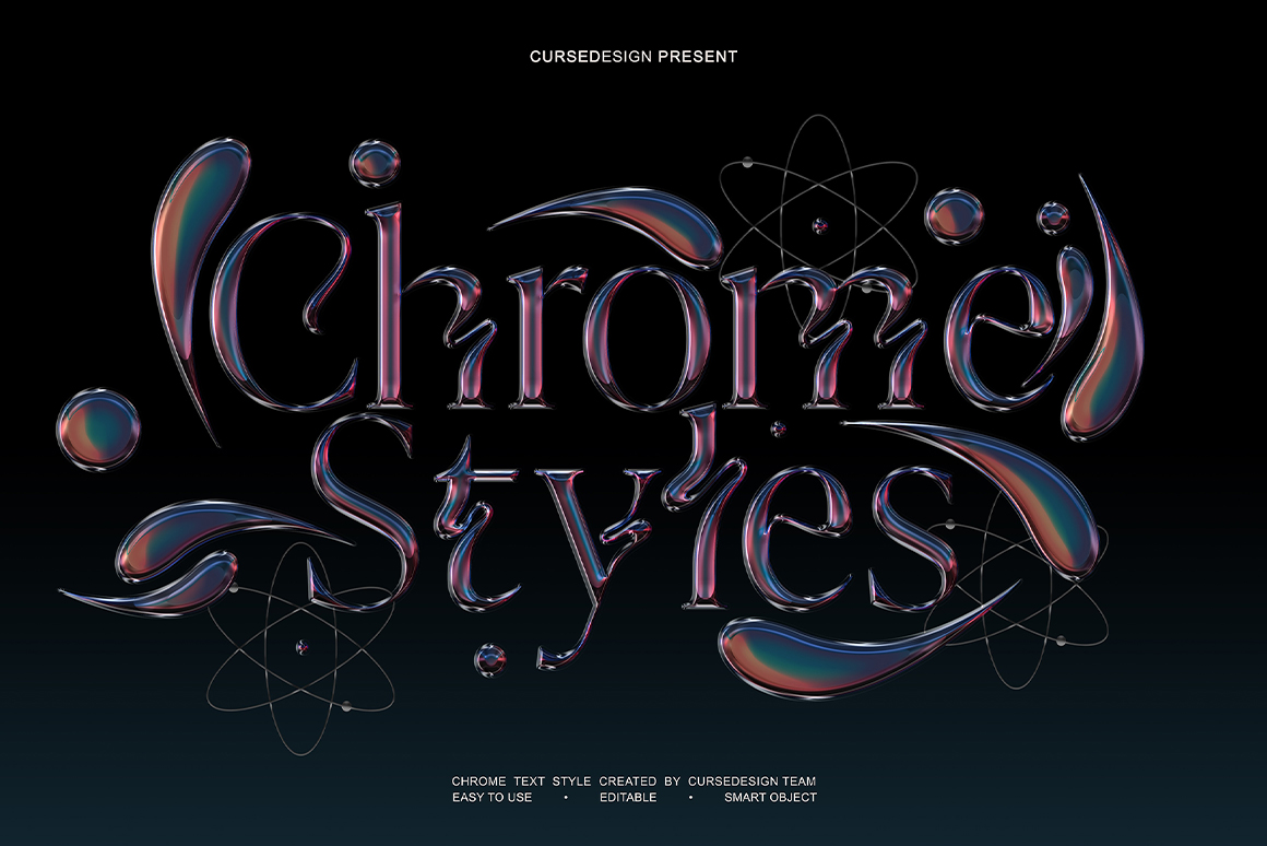 Download Chrome Cyber Y2K Aesthetic Stream Pack Wallpaper