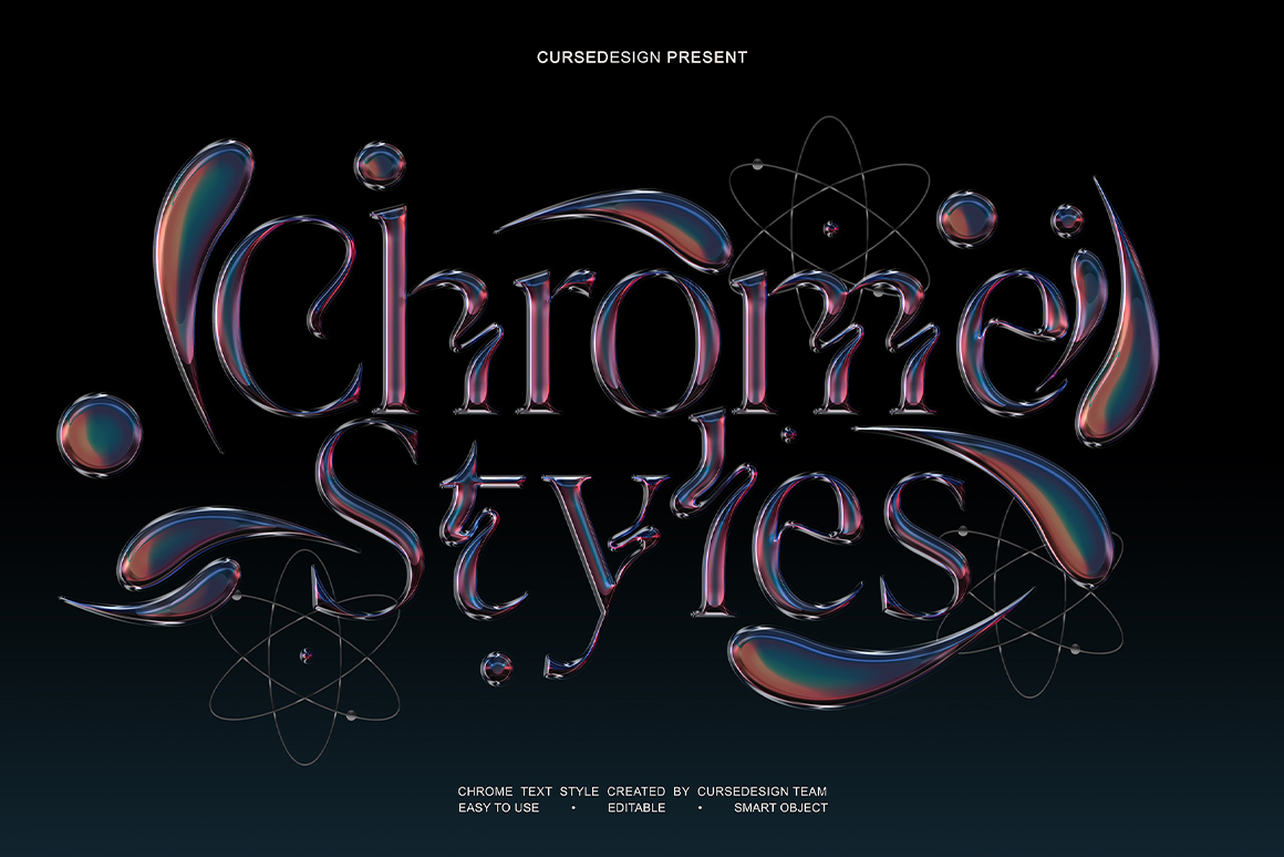 Chrome Styles Text Effects I 10 PSD by hatimbahia on DeviantArt