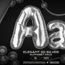 DOWNLOAD ! Elegant 3D Silver Alphabet Pack