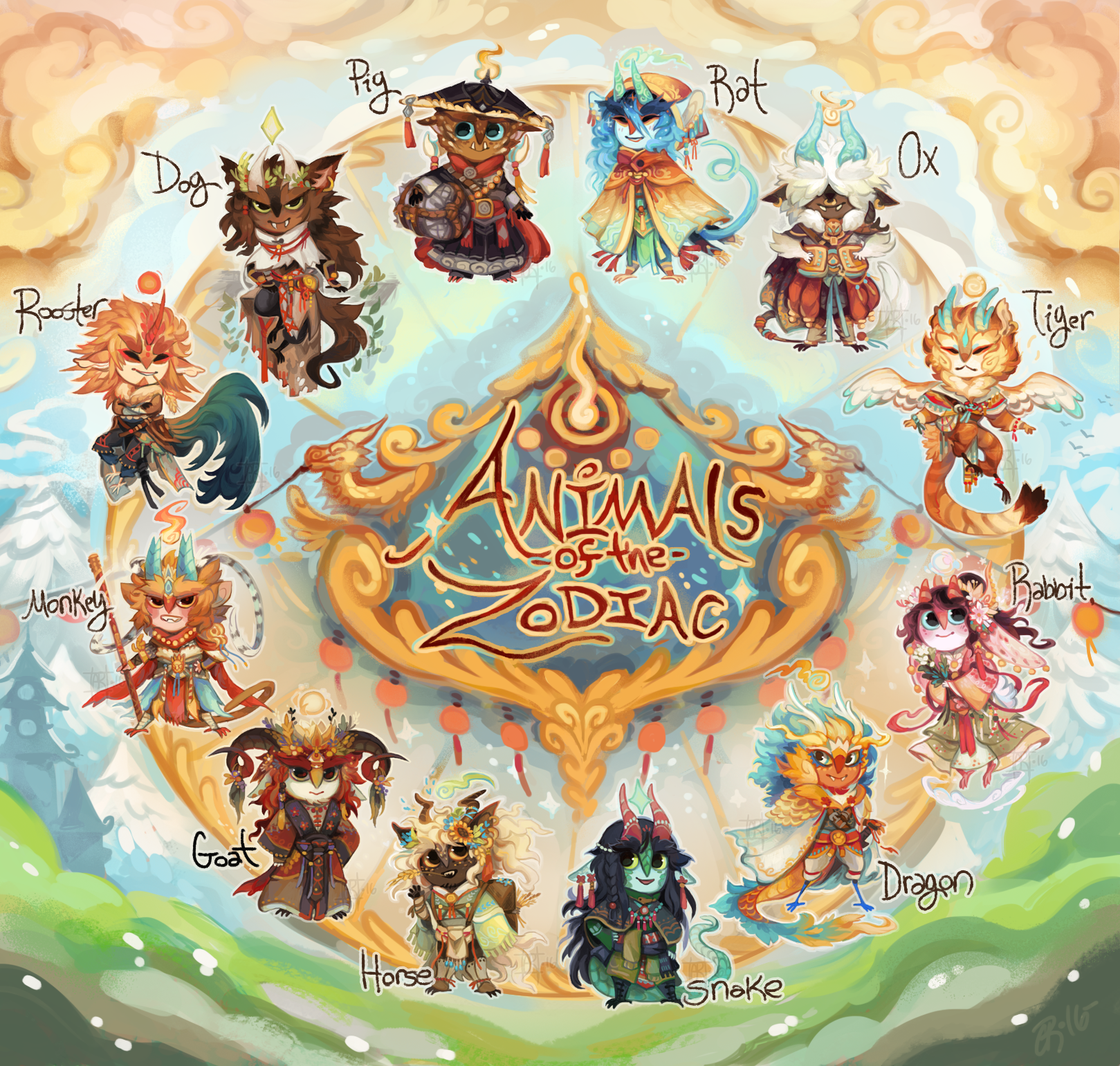 {Flatsale} Animals of the Zodiac [closed]