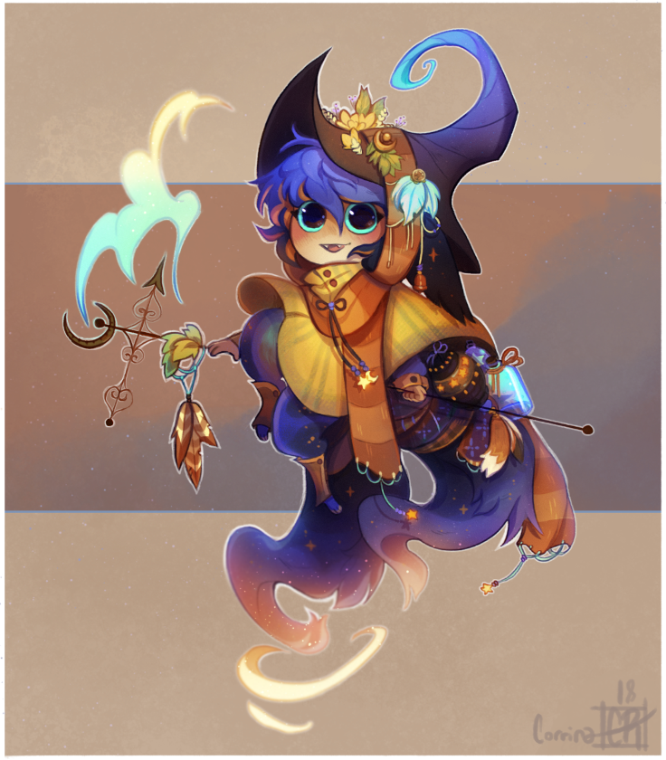 a wizard who could fit in your pocket by AgentCorrina