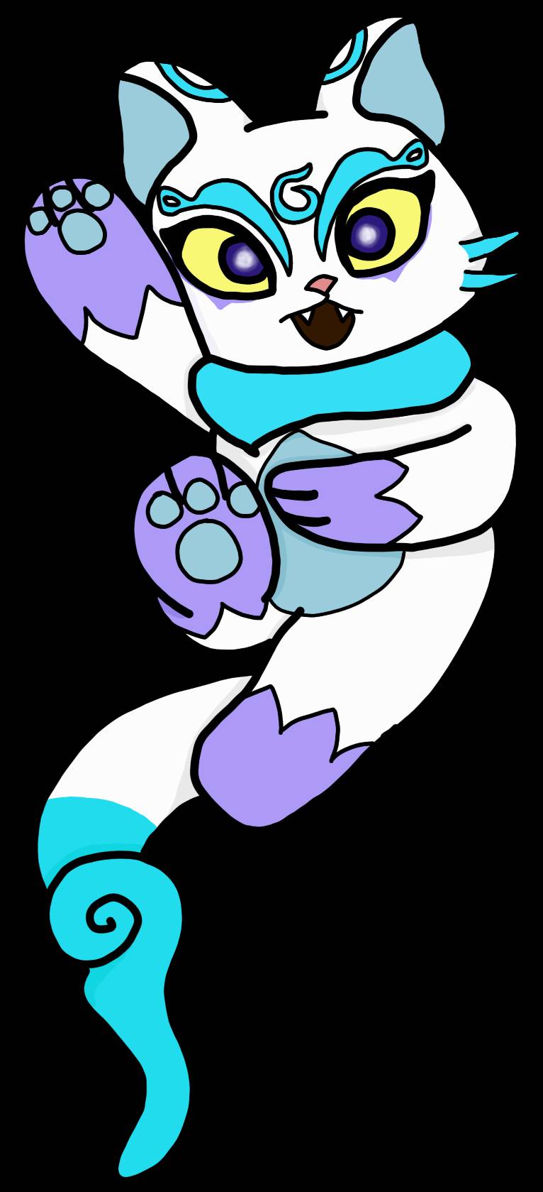 Elemental Cat Wind by SpikebunnyDrawz on DeviantArt