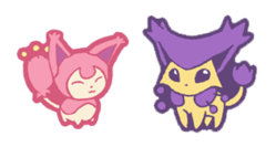 qt Skitty and Delcatty by Hazuza