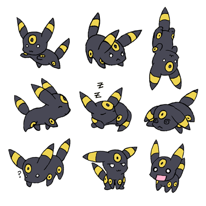 qt Emote Umbreon