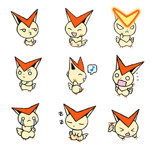 qt Emote Victini