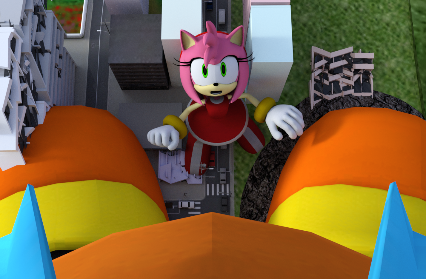 RNGTS Amy Rose and Cream the Rabbit by HeroDjango on DeviantArt